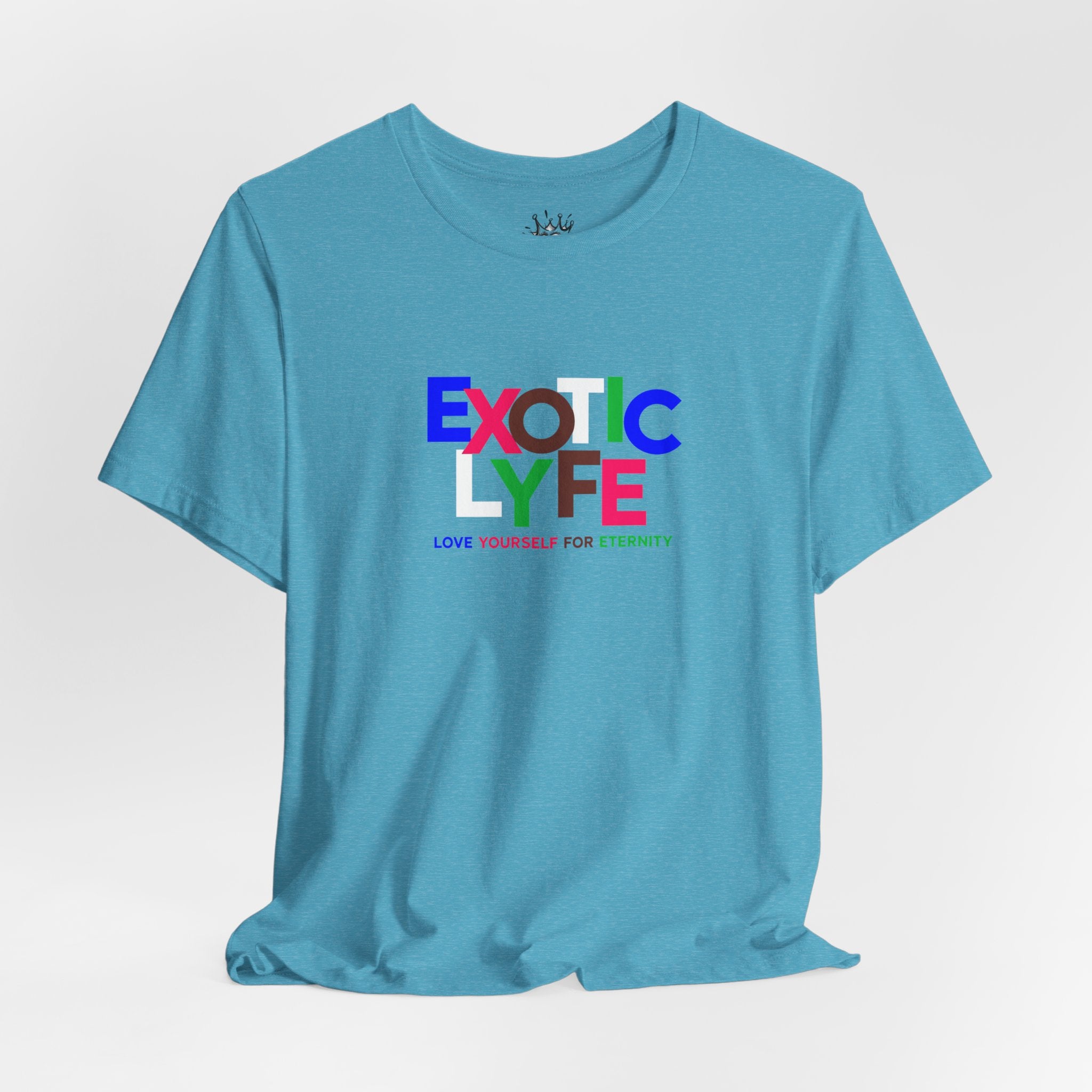 Love Yourself T-Shirt — Colorful 'LOVE YOURSELF FOR ETERNITY' Graphic Tee