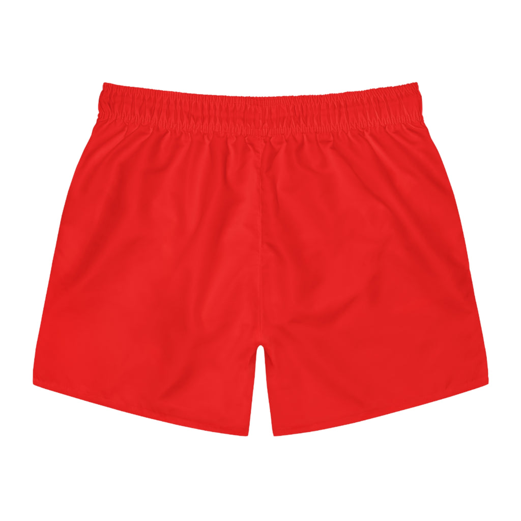 Red 'Exotic Lyfe' Swim Trunks – Bold Beach Boardshorts