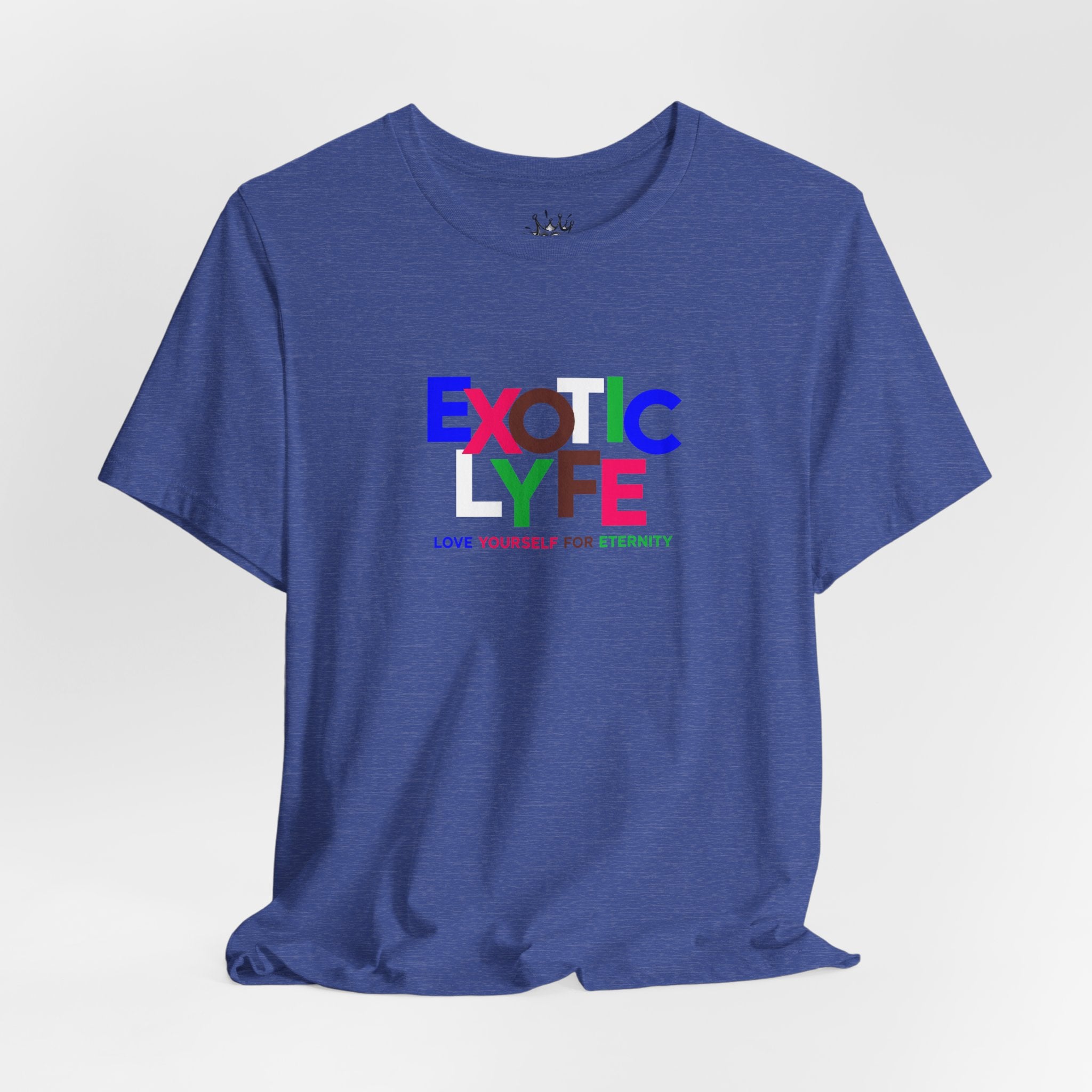 Love Yourself T-Shirt — Colorful 'LOVE YOURSELF FOR ETERNITY' Graphic Tee