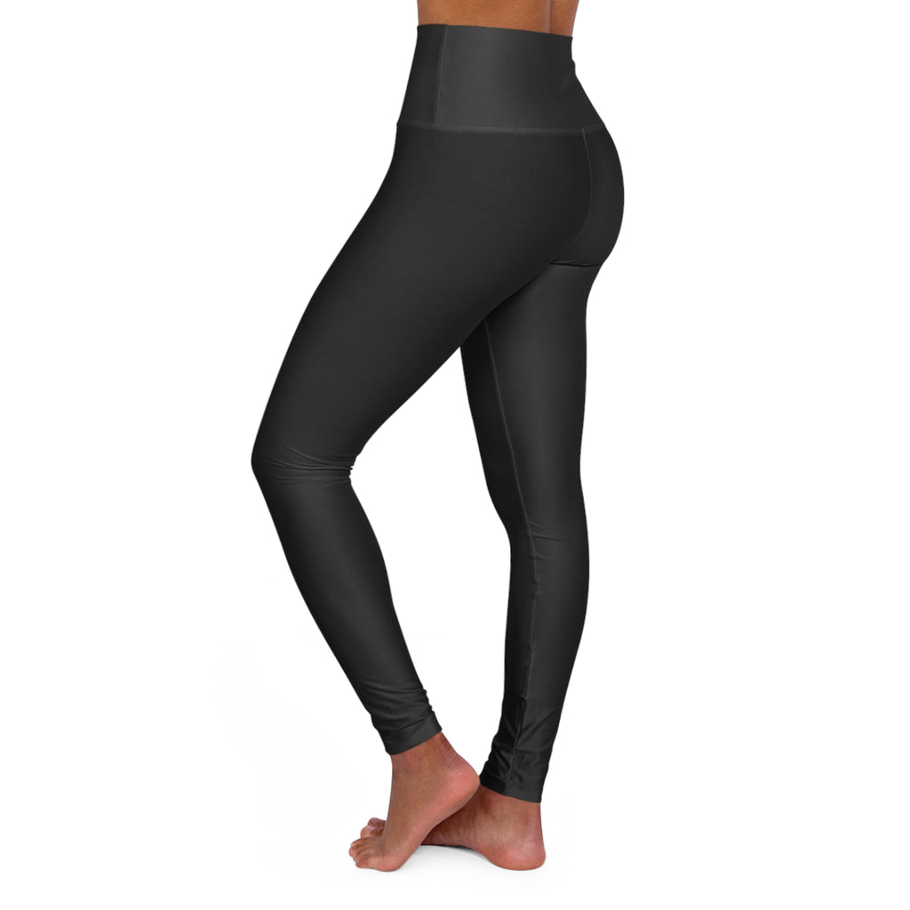 Exotic Lyfe High-Waisted Yoga Leggings — Black Activewear