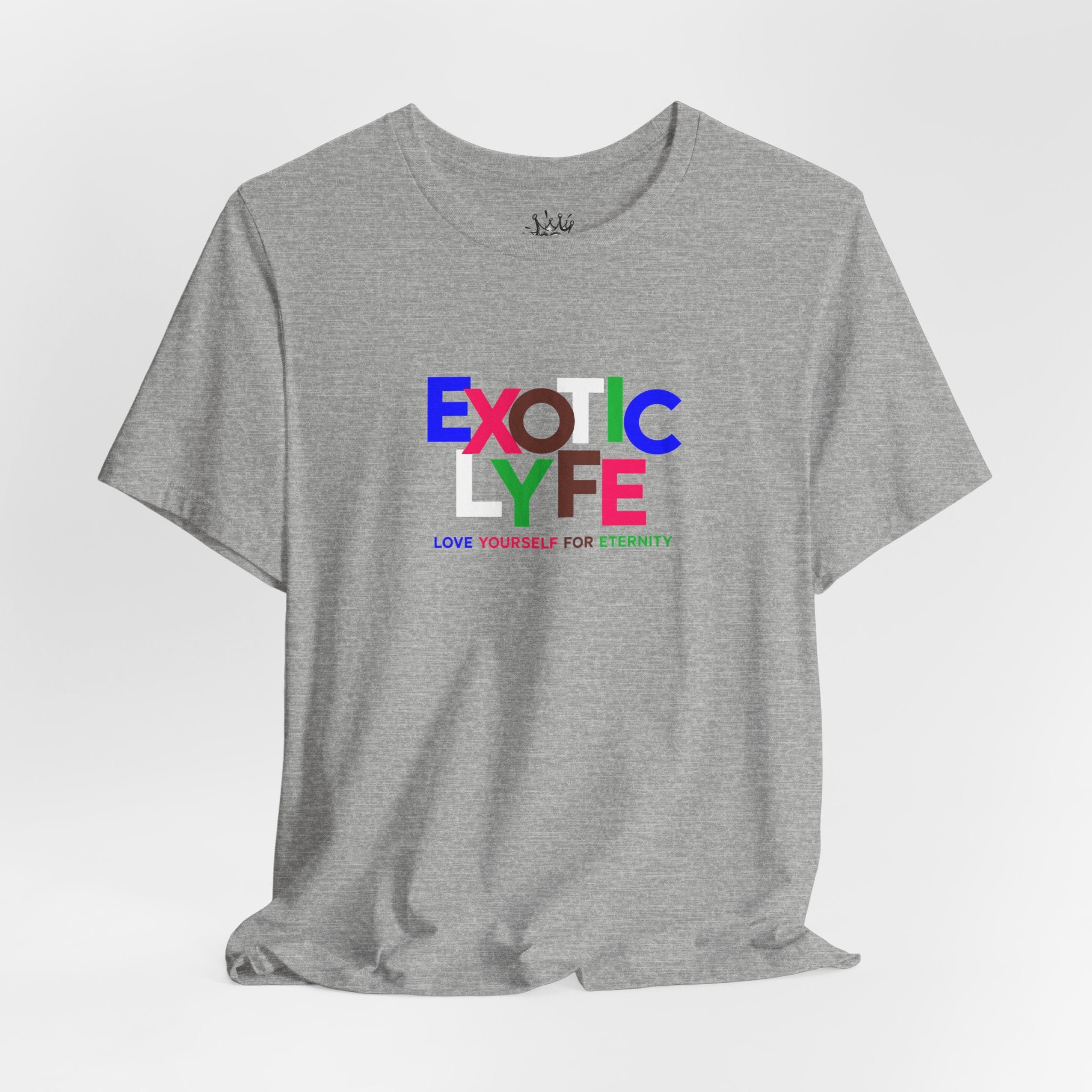 Love Yourself T-Shirt — Colorful 'LOVE YOURSELF FOR ETERNITY' Graphic Tee