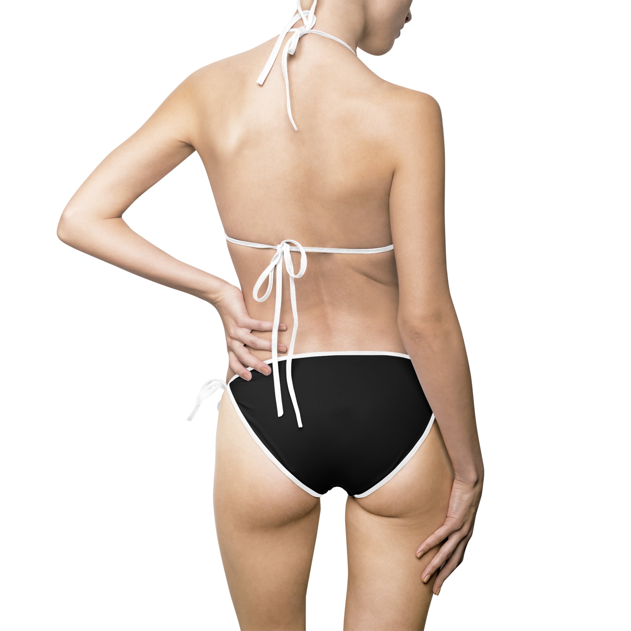 Exotic Lyfe EL Women's Bikini Swimsuit (Black)