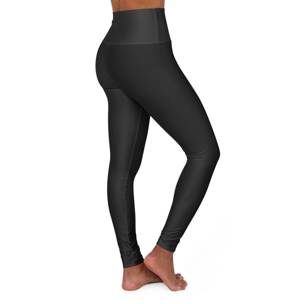 Exotic Lyfe High-Waisted Yoga Leggings — Black Activewear