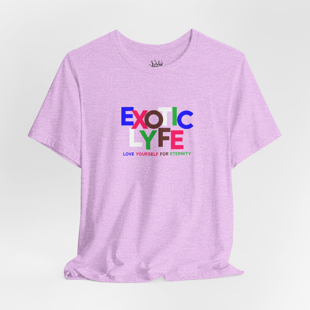 Love Yourself T-Shirt — Colorful 'LOVE YOURSELF FOR ETERNITY' Graphic Tee