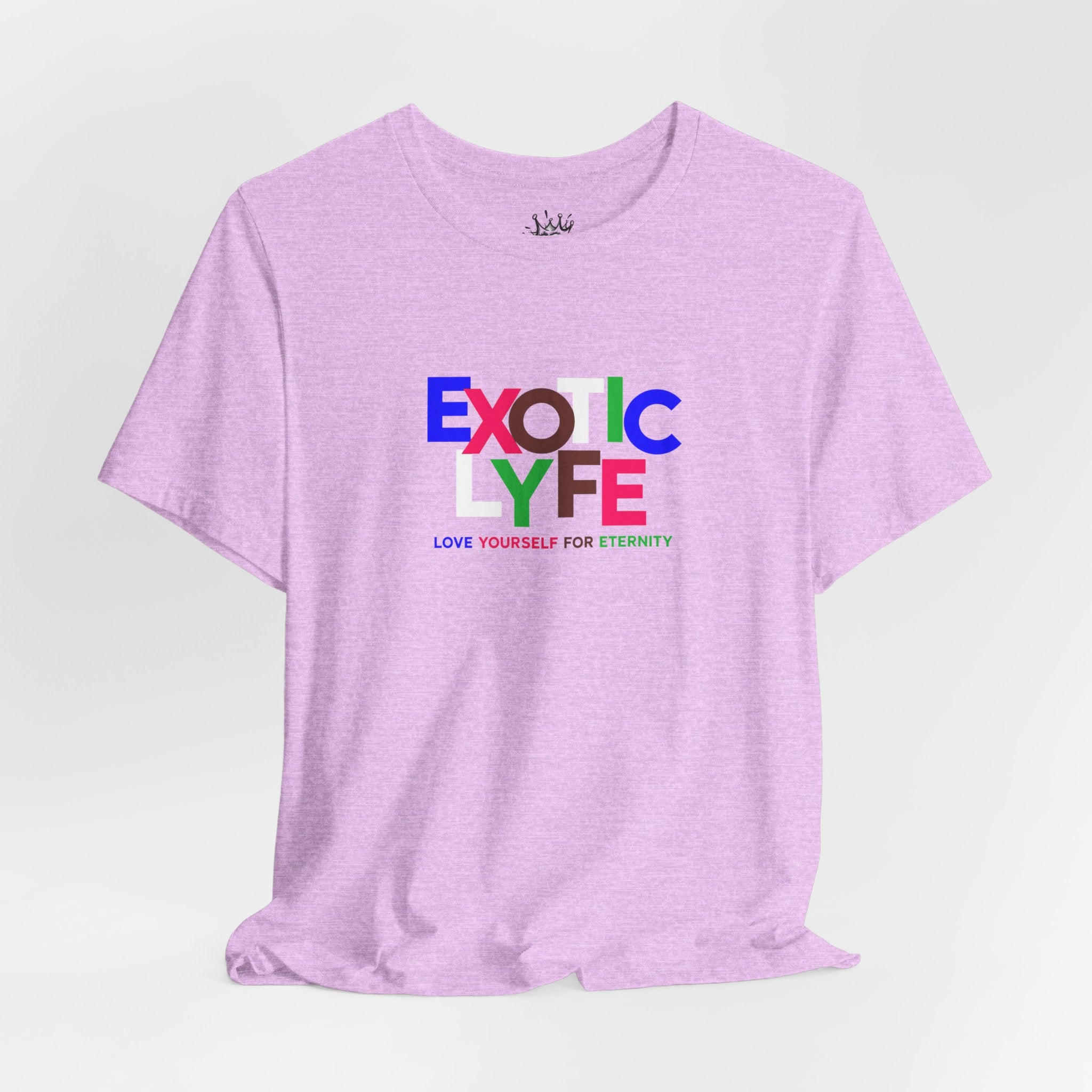 Love Yourself T-Shirt — Colorful 'LOVE YOURSELF FOR ETERNITY' Graphic Tee