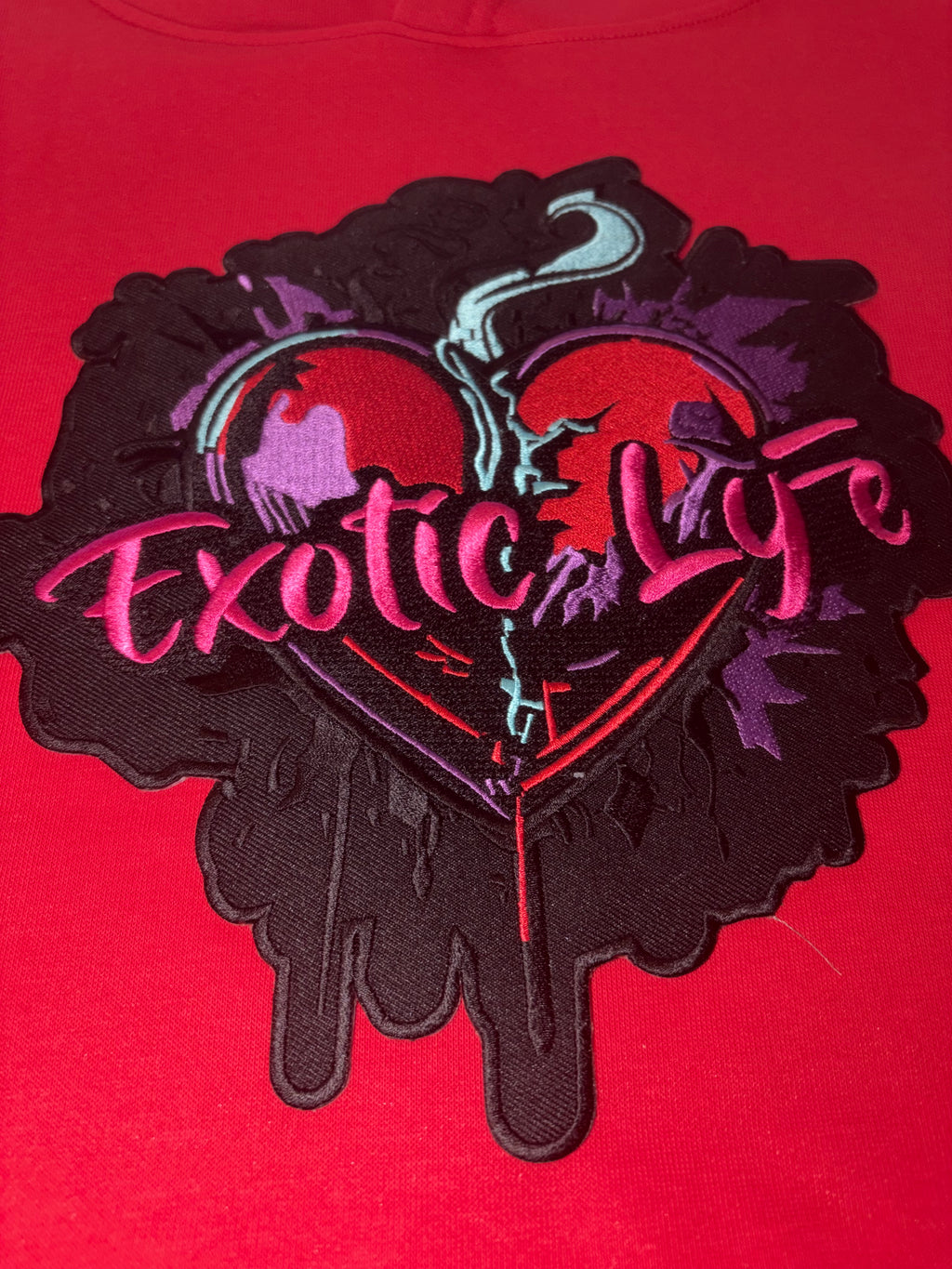 Broken Heart Patch Hoodie